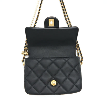 Chanel My Perfect Mini Flap Bag Lambskin Black