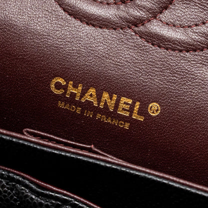Chanel Medium Classic Double Flap Bag Caviar black