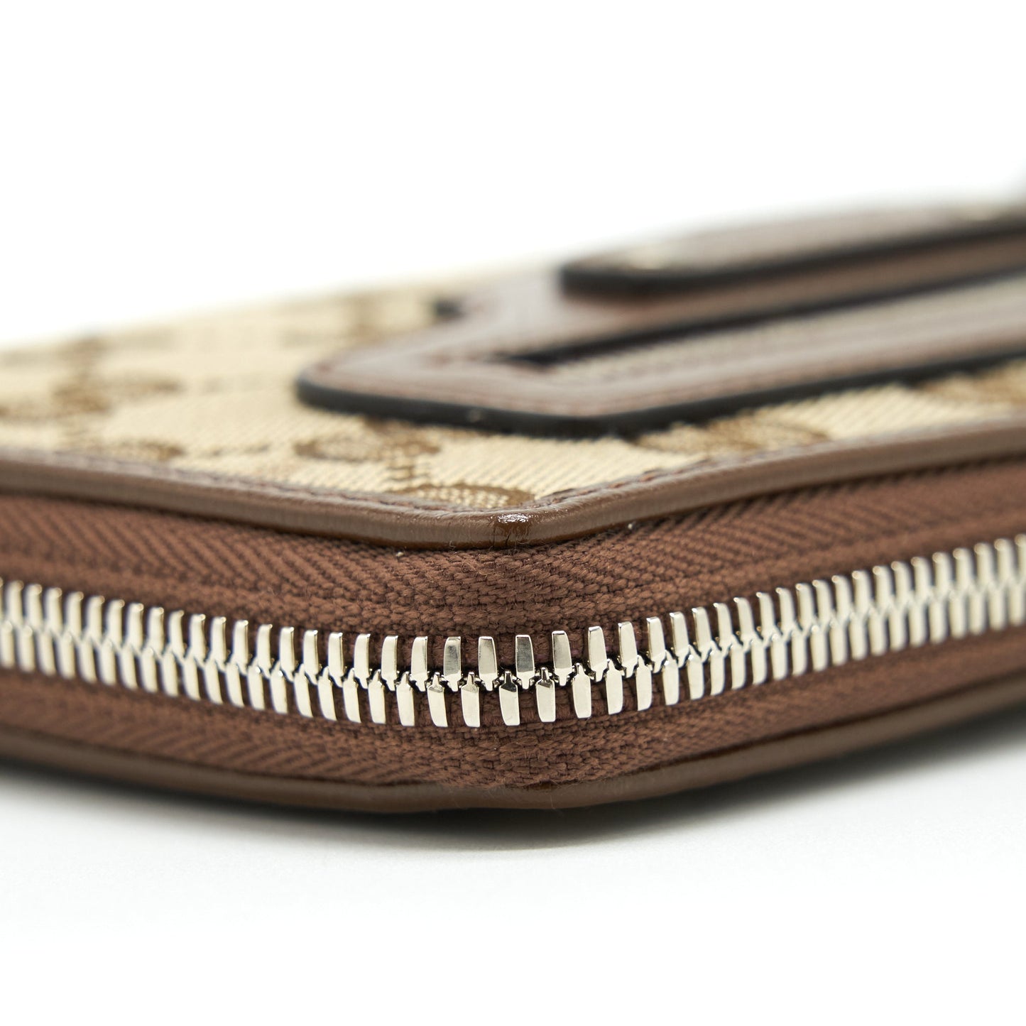 Gucci x Balenciaga Brown 2021 Classic Zip Long Wallet SHW