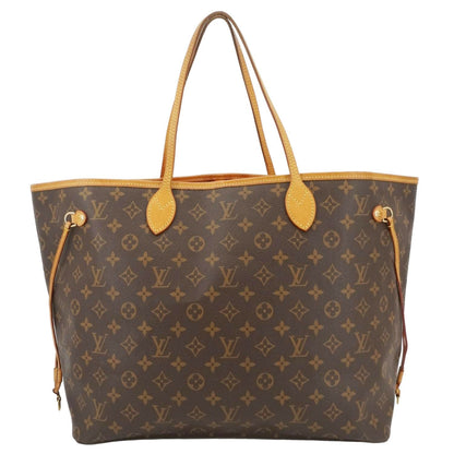 LOUIS VUITTON Neverfull GM Monogram Canvas Tote Bag Brown