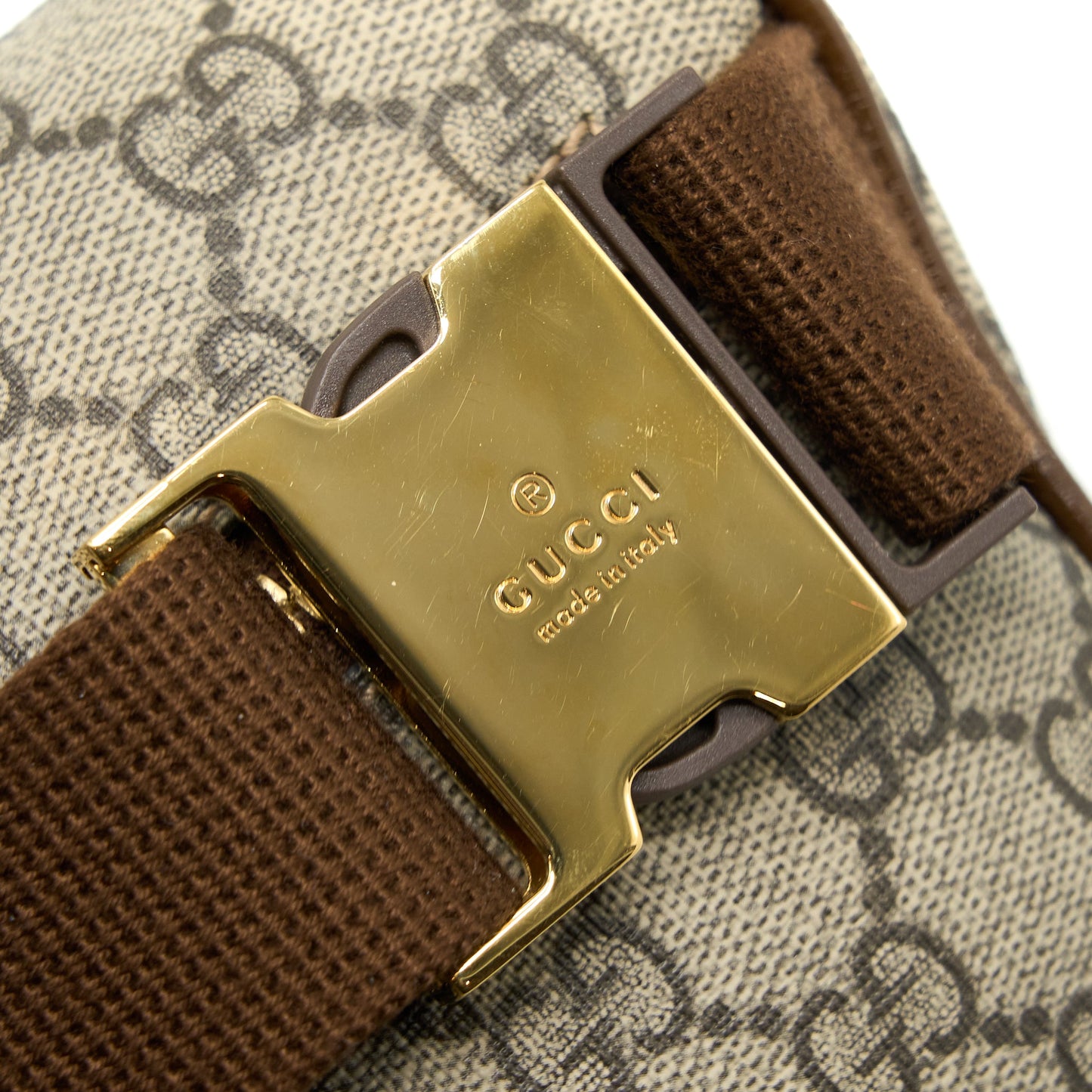 Gucci Belt Bag Interlocking G GG Supreme Canvas