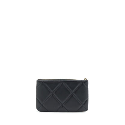 Chanel 19 Pouch Lambskin Black