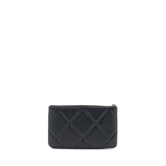 Chanel 19 Pouch Lambskin Black