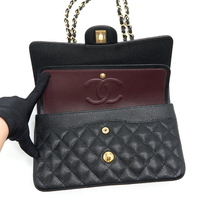 Chanel Medium Classic Flap Bag Caviar Black