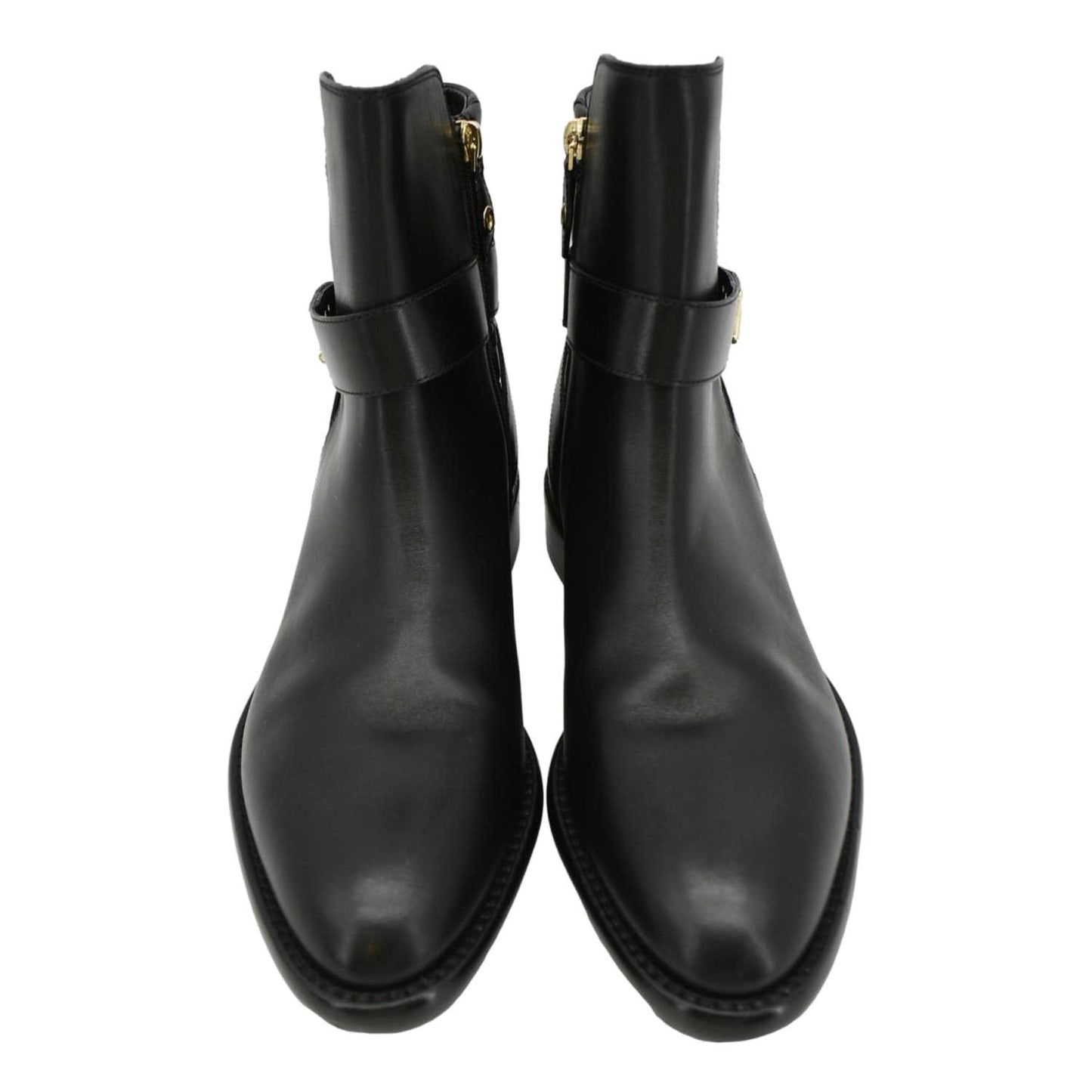 LOUIS VUITTON Westside Leather Ankle Boot Black 41