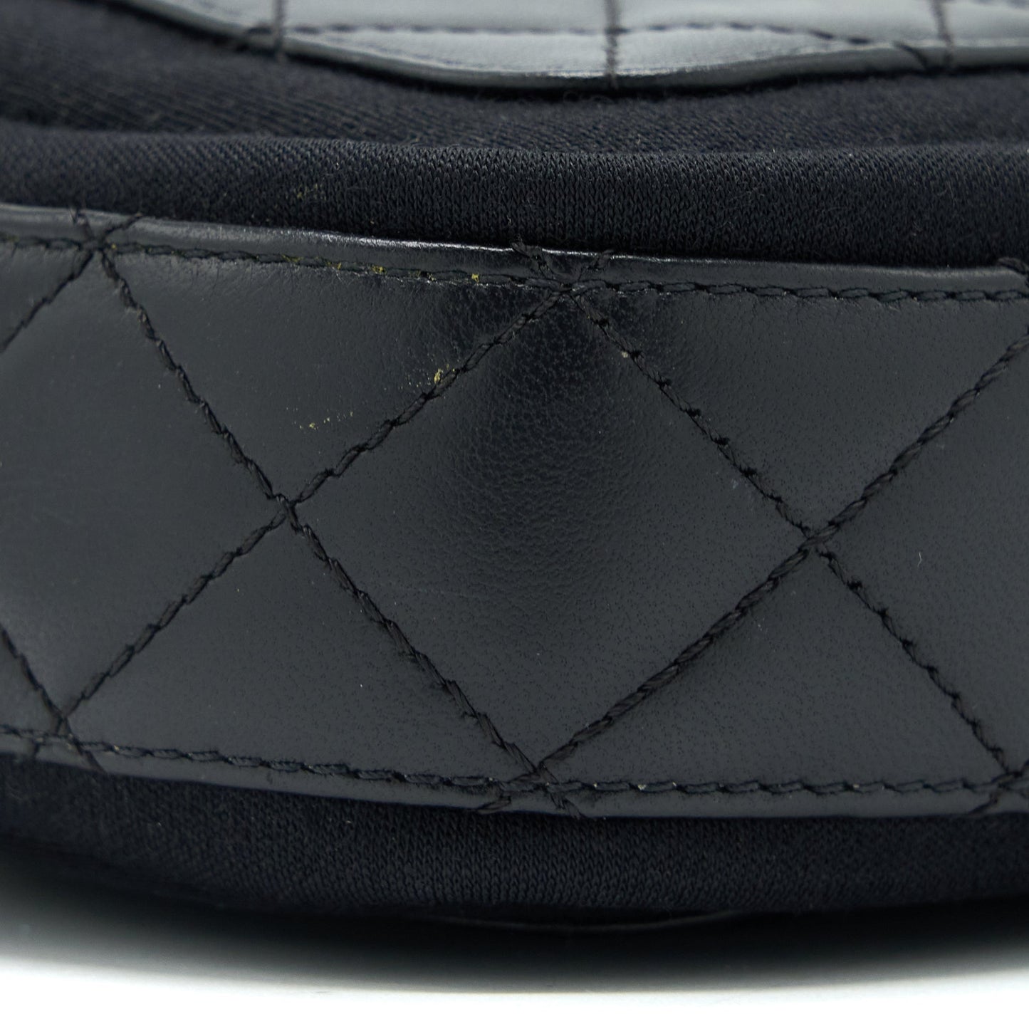 Chanel Camera Bag Leather/ Canvas Black