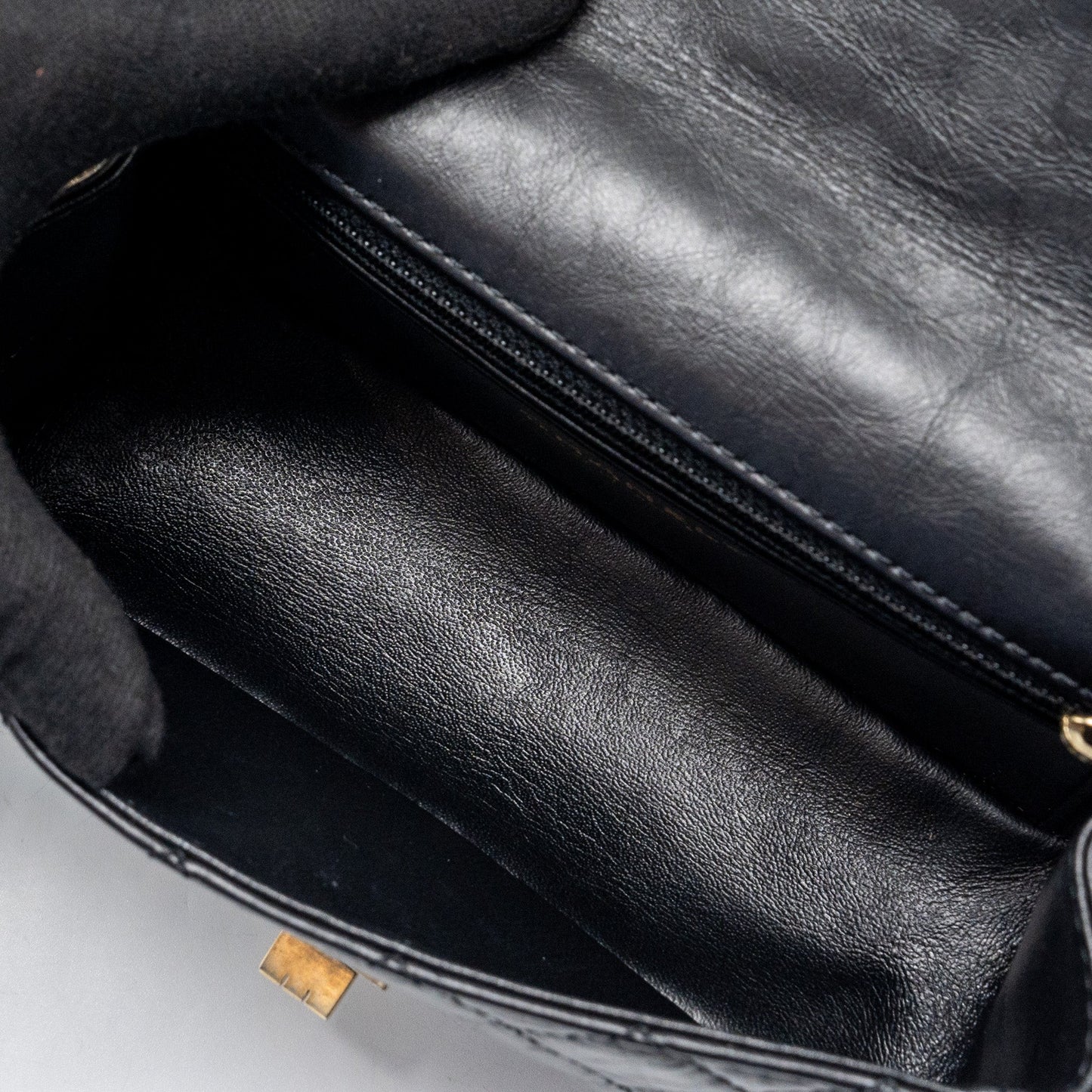 Chanel Mini 2.55 Reissue Flap Bag Aged Calfskin Black
