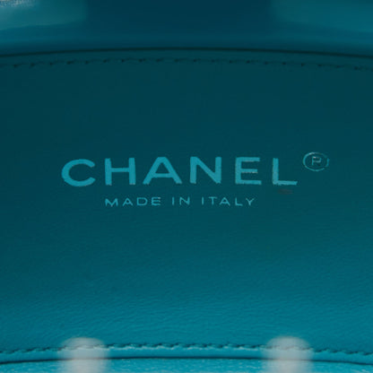Chanel 19K Ski Gondola Evening Bag Light Blue