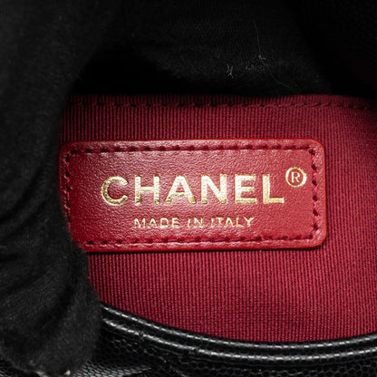 Chanel Mini Twist Your Button Flap Bag Caviar Black (Microchip)