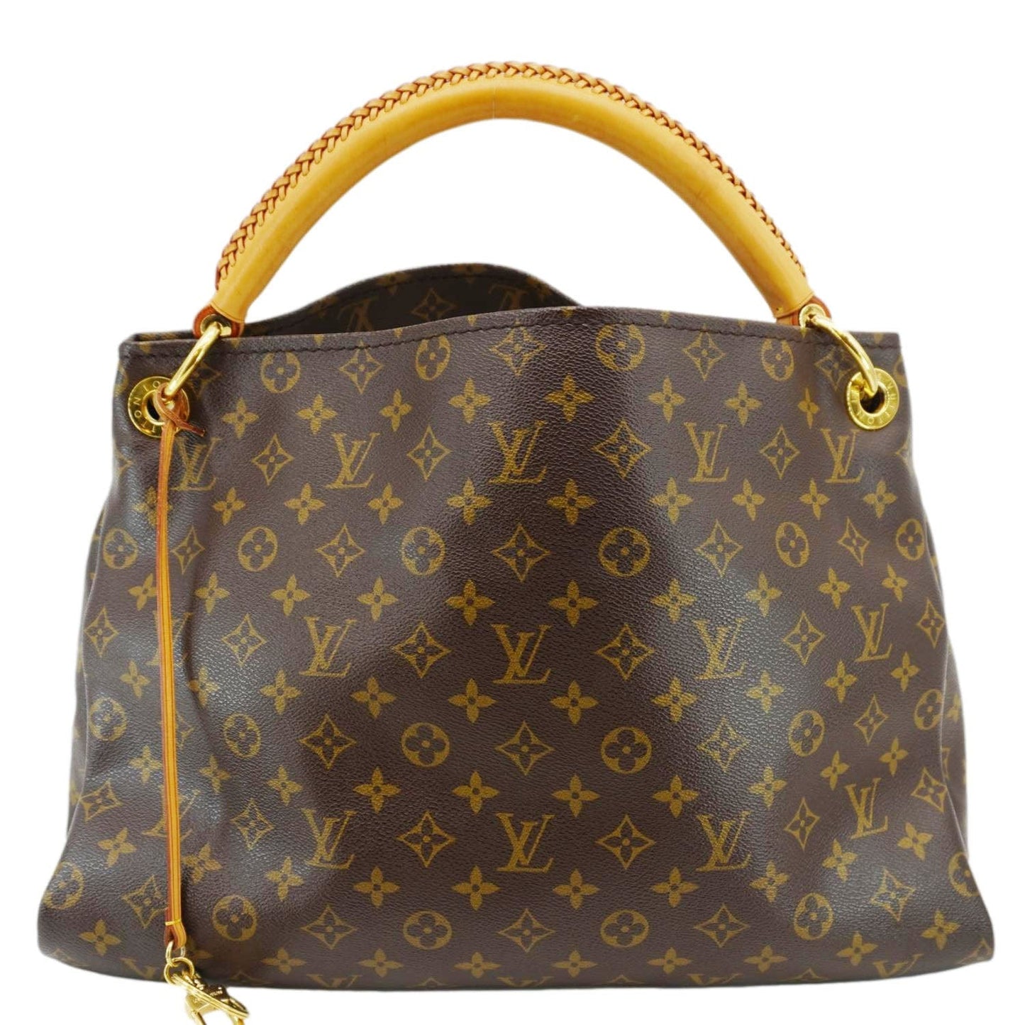 LOUIS VUITTON Artsy MM Monogram Canvas Hobo Bag Brown