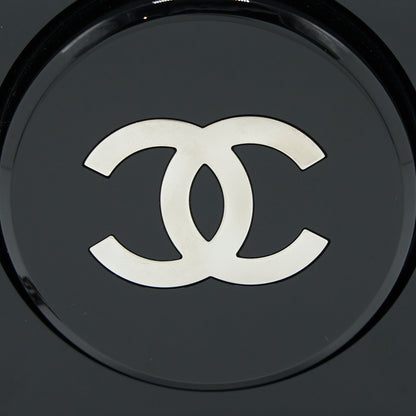 Chanel 18a CC Logo Evening Clutch Black
