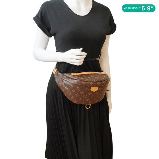 LOUIS VUITTON Monogram Canvas Bumbag Brown