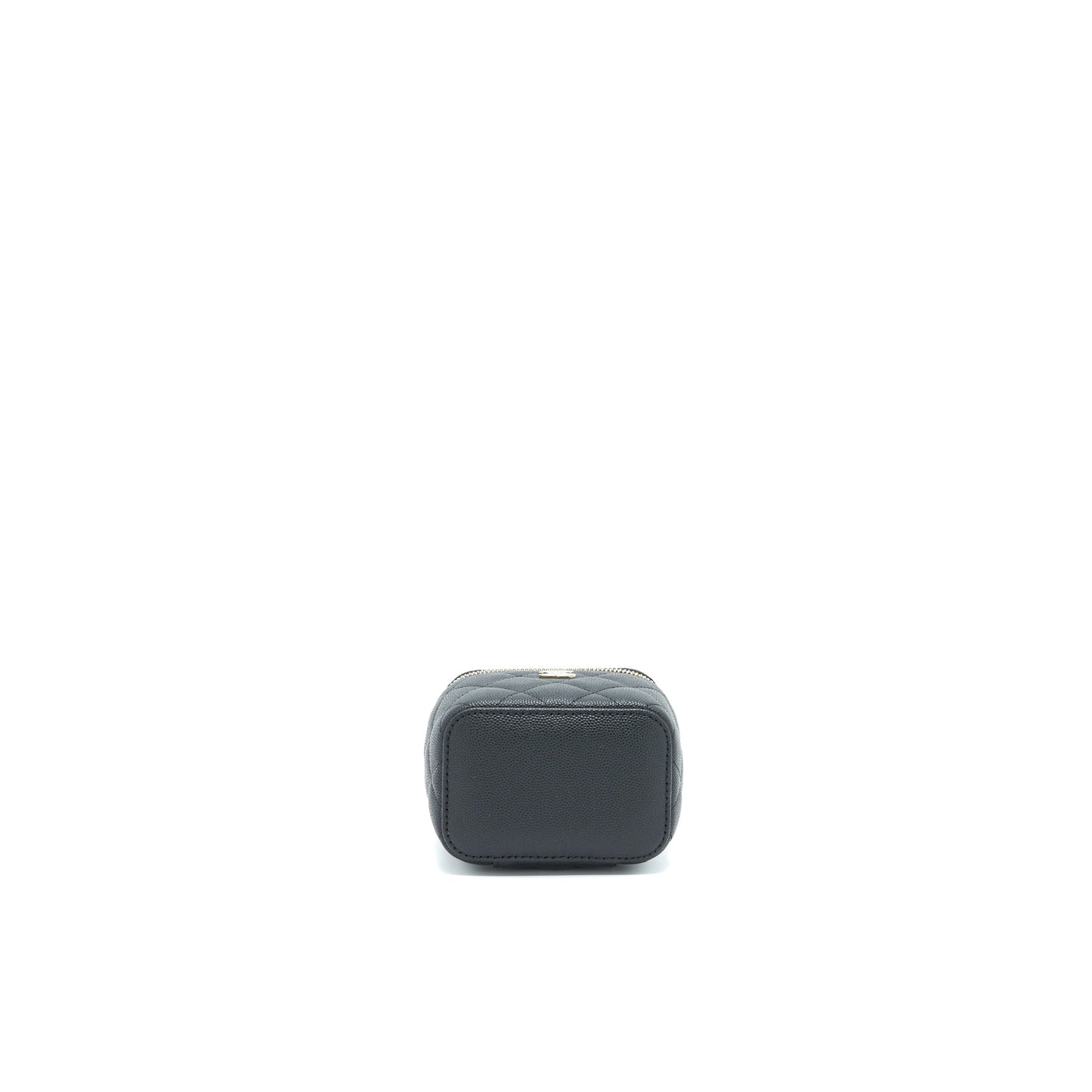 Chanel 22C Mini Vanity With Chain Black Caviar L