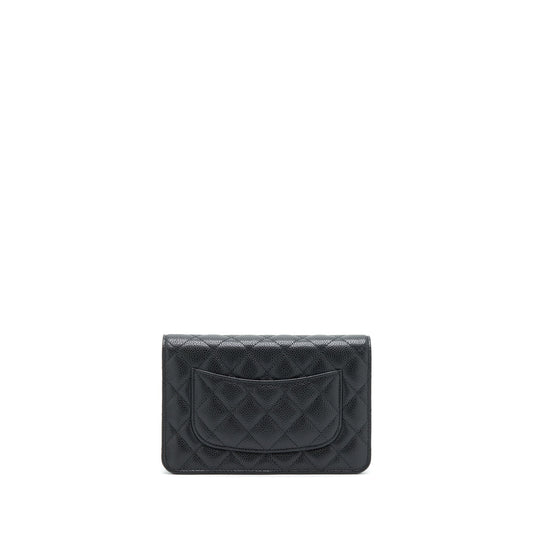 Chanel Classic Wallet On Chain Caviar Black