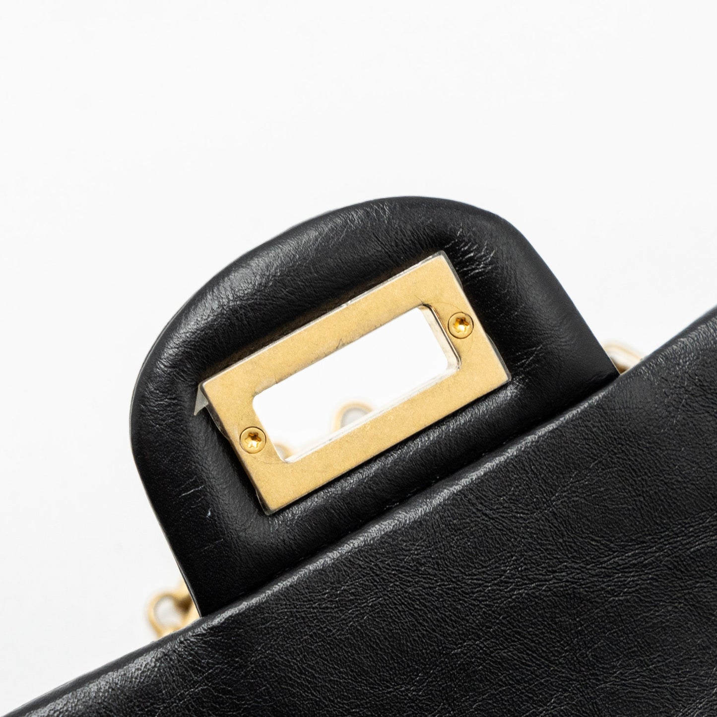 Chanel Mini 2.55 Reissue Flap Bag Aged Calfskin Black