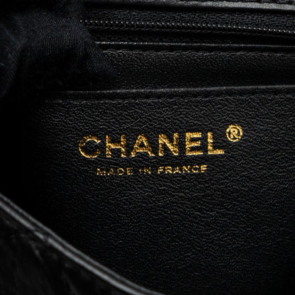 Chanel Mini 2.55 Reissue Flap Bag Aged Calfskin Black