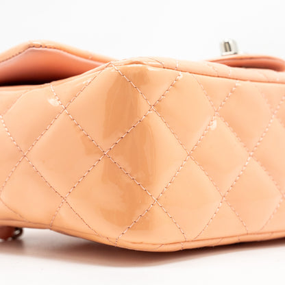 Chanel Mini Rectangular Flap Bag Patent Pink