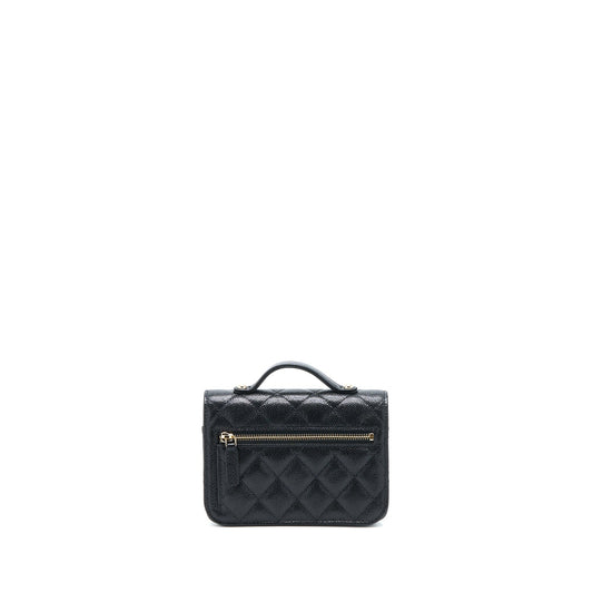 Chanel Mini Business Affinity Caviar Black L (Microchip)