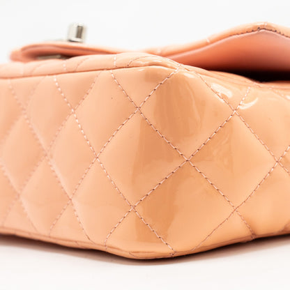 Chanel Mini Rectangular Flap Bag Patent Pink