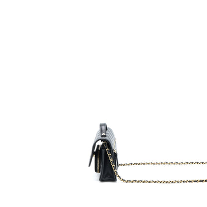 Chanel Mini Business Affinity Caviar Black L (Microchip)