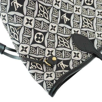 LOUIS VUITTON Neverfull MM Since 1854 Jacquard Shoulder Bag Black