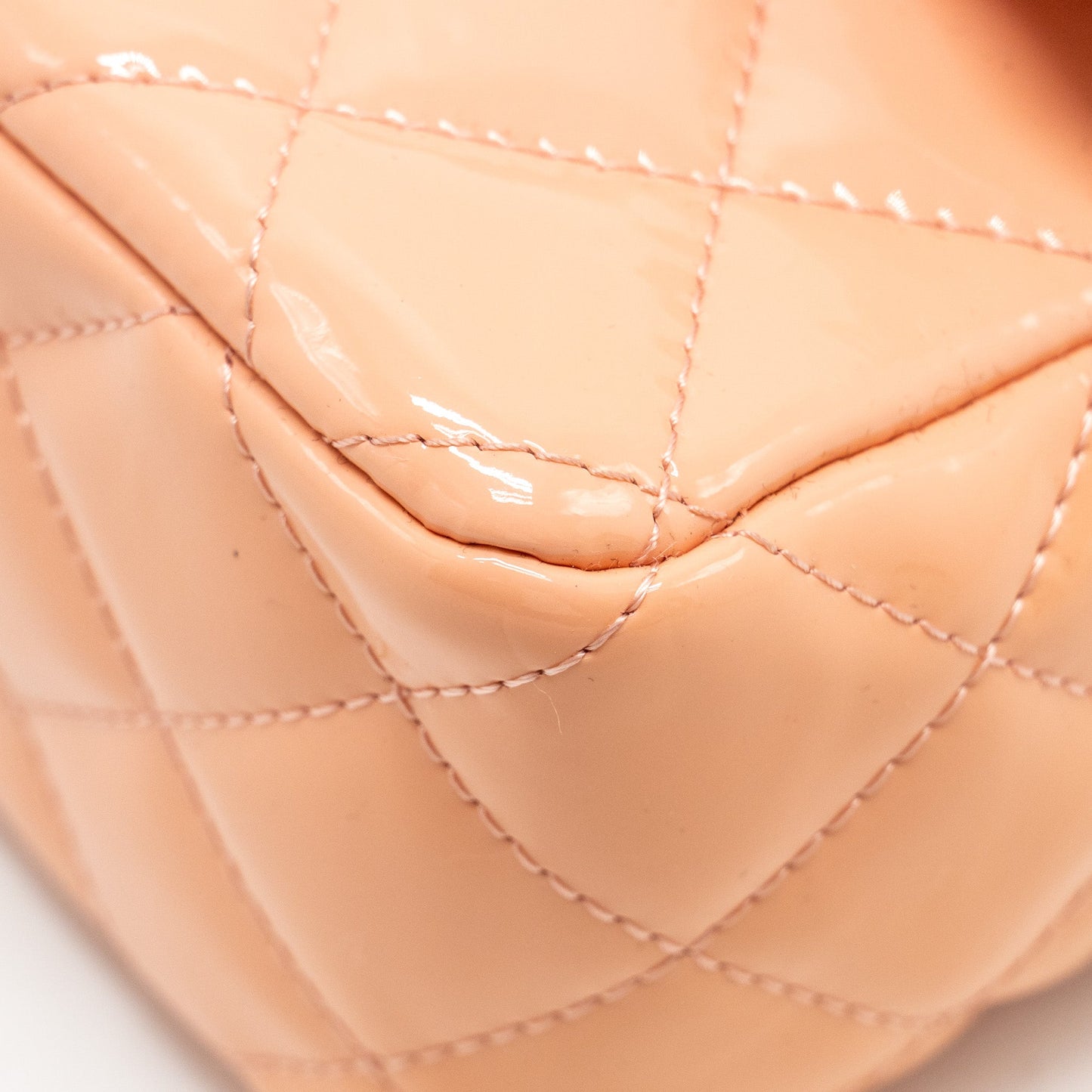 Chanel Mini Rectangular Flap Bag Patent Pink