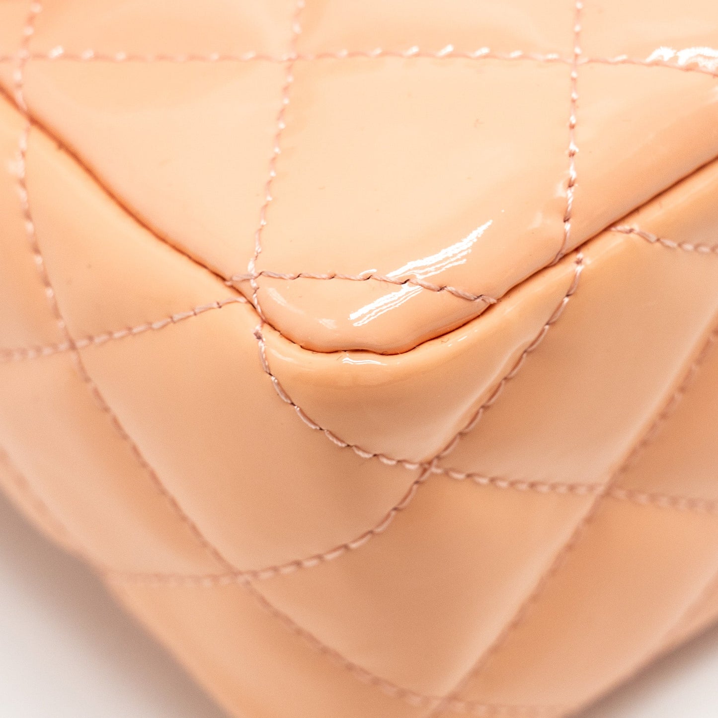 Chanel Mini Rectangular Flap Bag Patent Pink