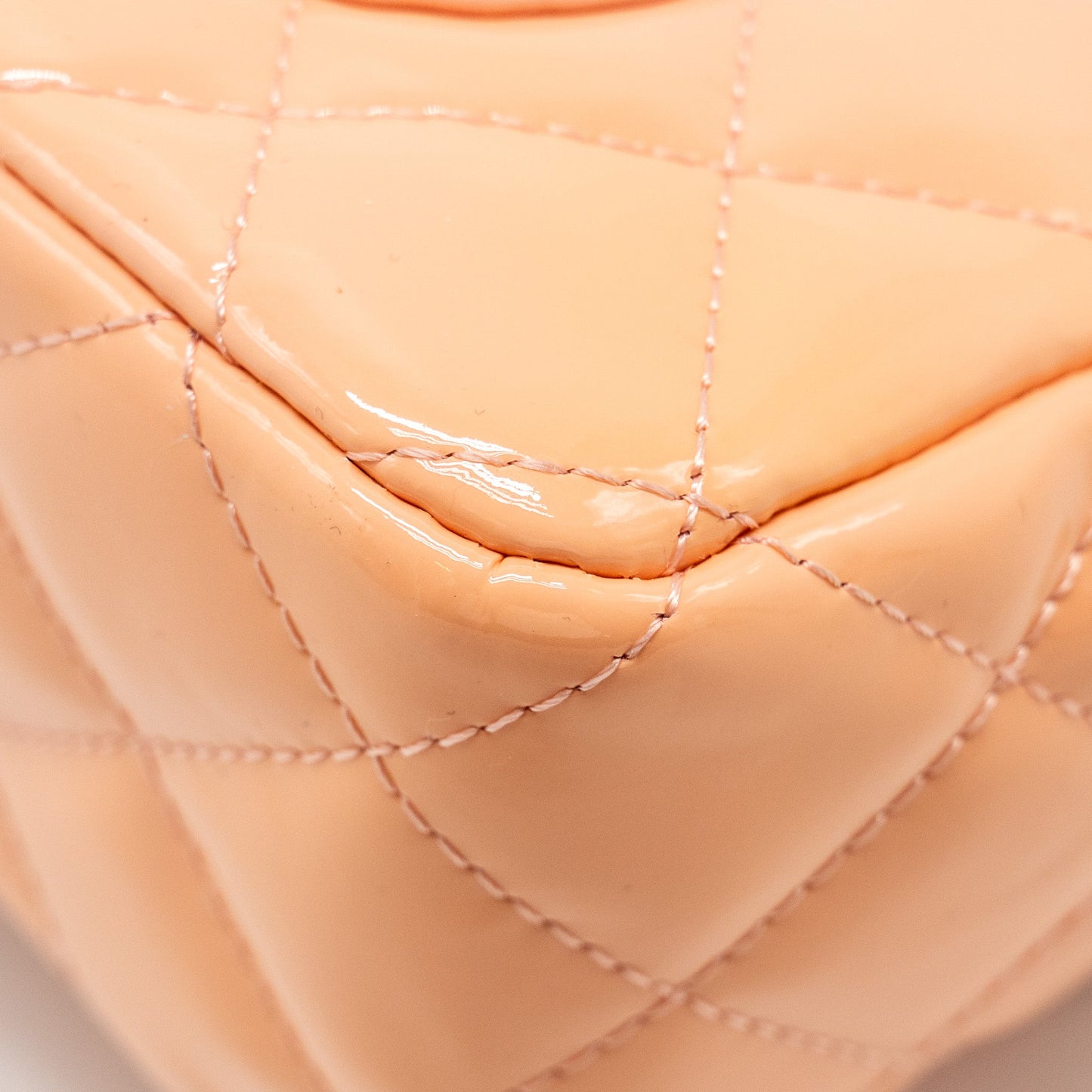 Chanel Mini Rectangular Flap Bag Patent Pink