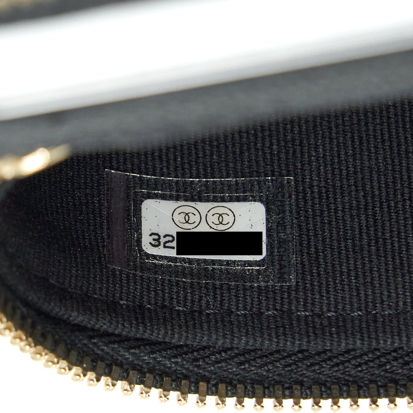 Chanel 22P Vertical Mini Vanity With CC Logo Chain Caviar Black L