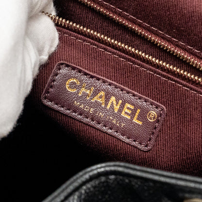 Chanel Affinity Backpack Caviar Black L (Microchip)