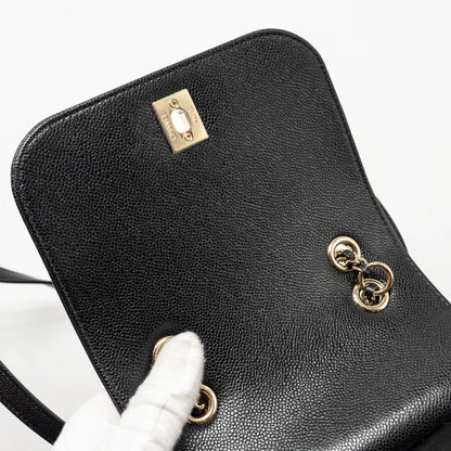 Chanel Affinity Backpack Caviar Black L (Microchip)