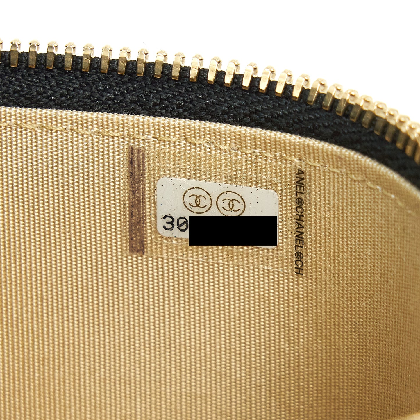 Chanel Pearl Crush Mini Vanity With Chain Lambskin Black