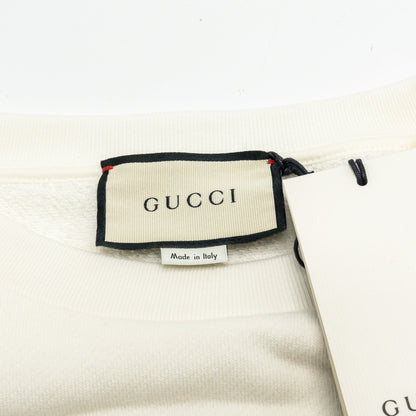 Gucci Size S Beverly Hills Cherry Printed Sweatshirt Cotton White/Red/Green