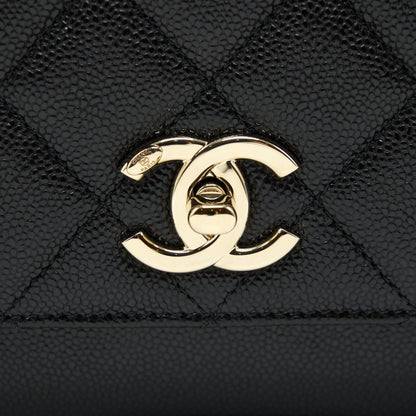 Chanel Medium Business Affinity Bag Caviar Black L