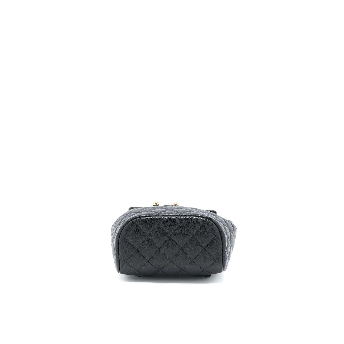 Chanel 23s Mini Flap Backpack Caviar Black L (Microchip)