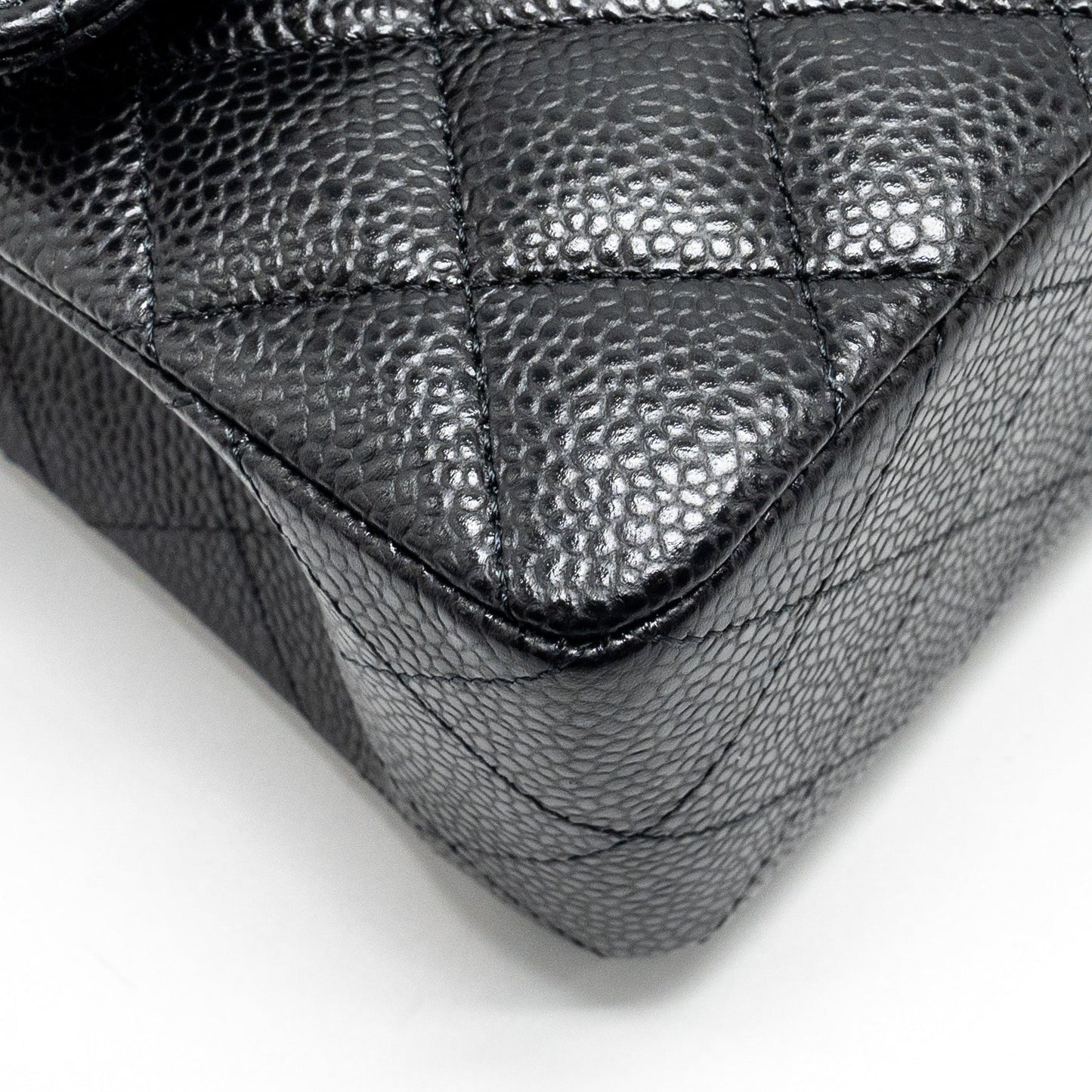 Chanel Small Classic Double Flap Bag Caviar BLACK  (Microchip)