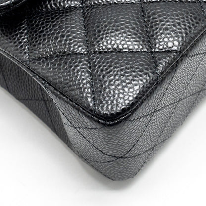 Chanel Small Classic Double Flap Bag Caviar BLACK  (Microchip)