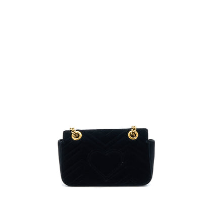 Gucci Mini Marmont Velvet Black