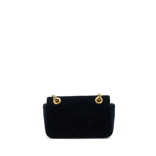 Gucci Mini Marmont Velvet Black
