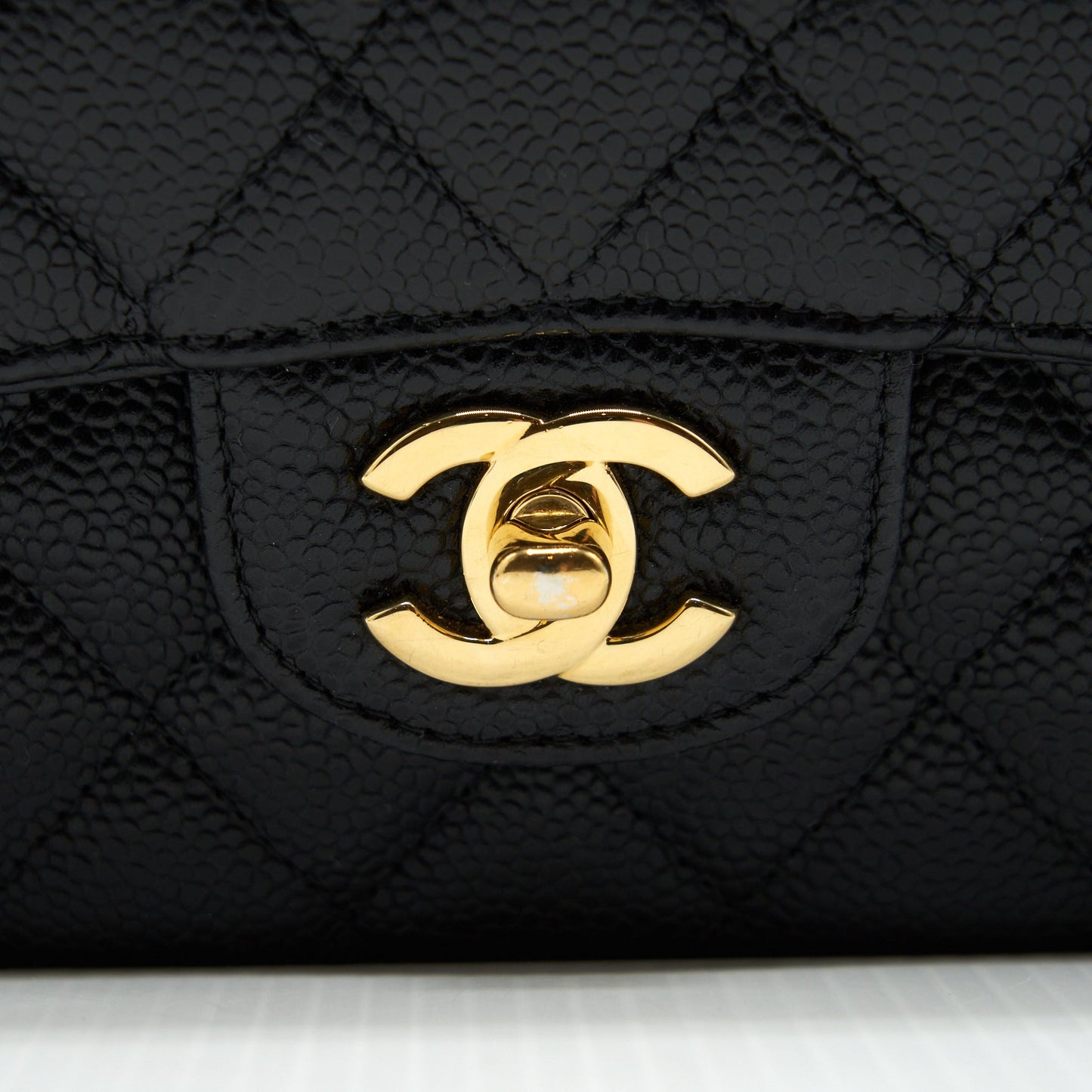Chanel Medium Classic Double Flap Bag Caviar Black