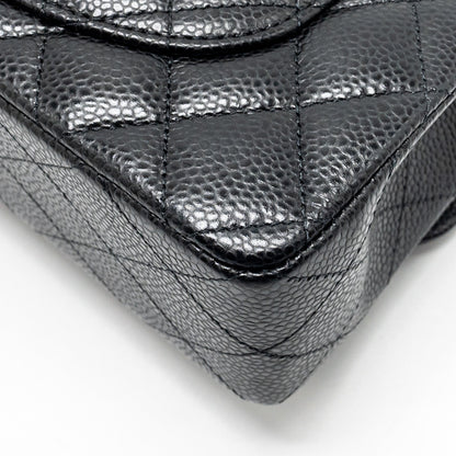 Chanel Small Classic Double Flap Bag Caviar BLACK  (Microchip)