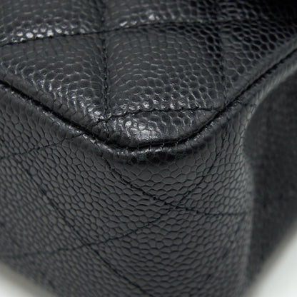 Chanel Medium Classic Double Flap Bag Caviar Black