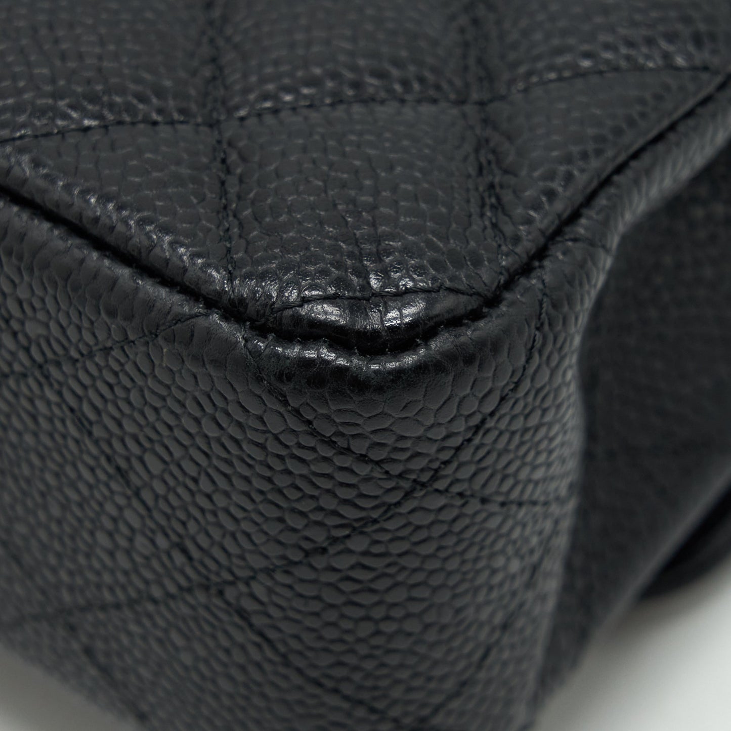 Chanel Medium Classic Double Flap Bag Caviar Black
