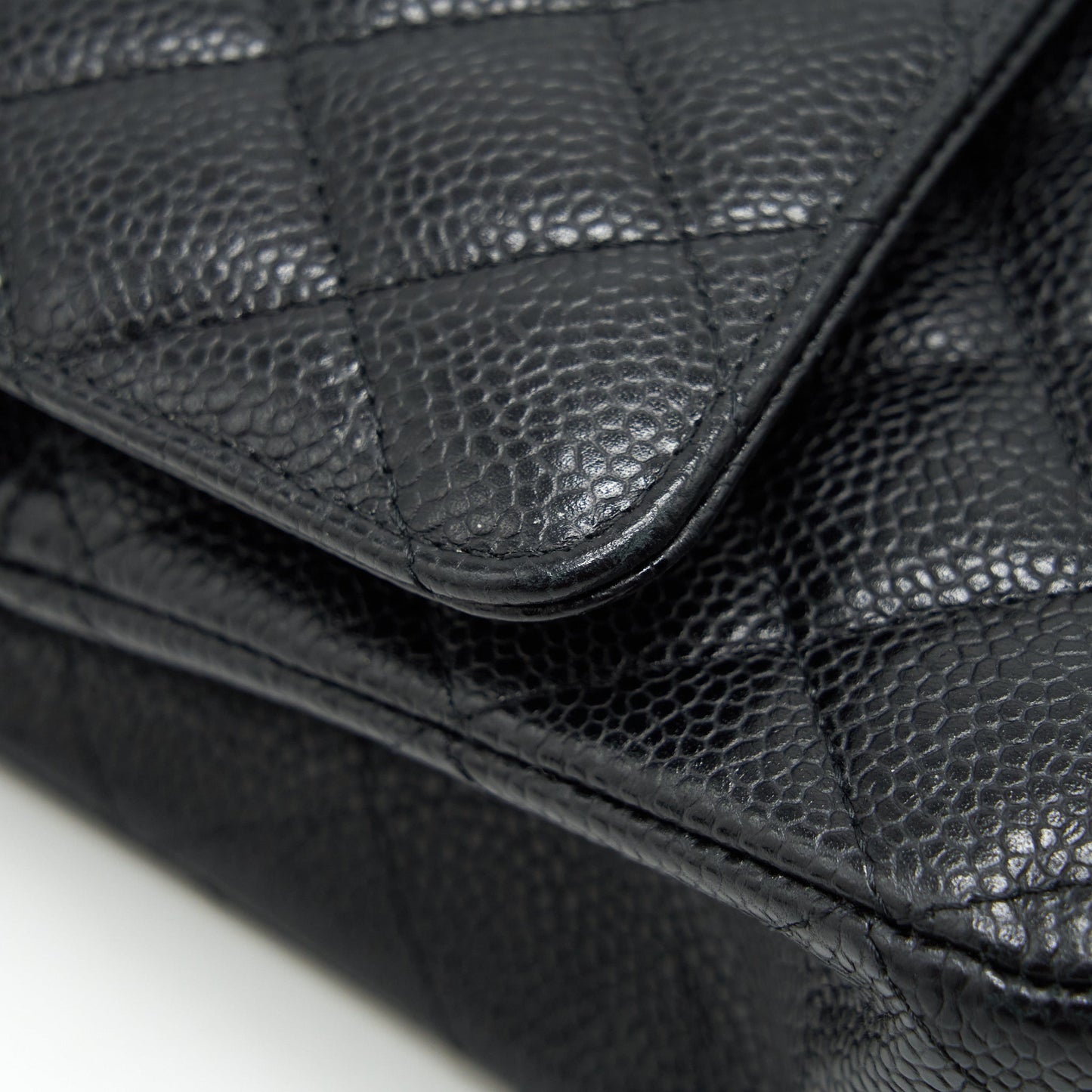 Chanel Medium Classic Double Flap Bag Caviar Black