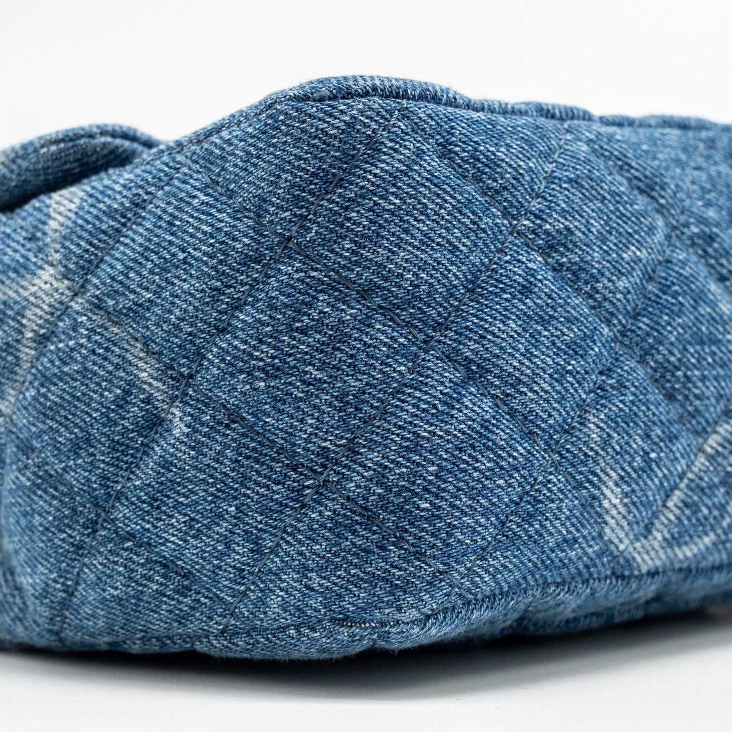 Chanel Mini Square flap bag denim blue