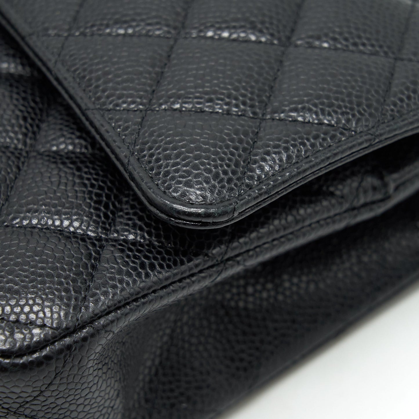 Chanel Medium Classic Double Flap Bag Caviar Black