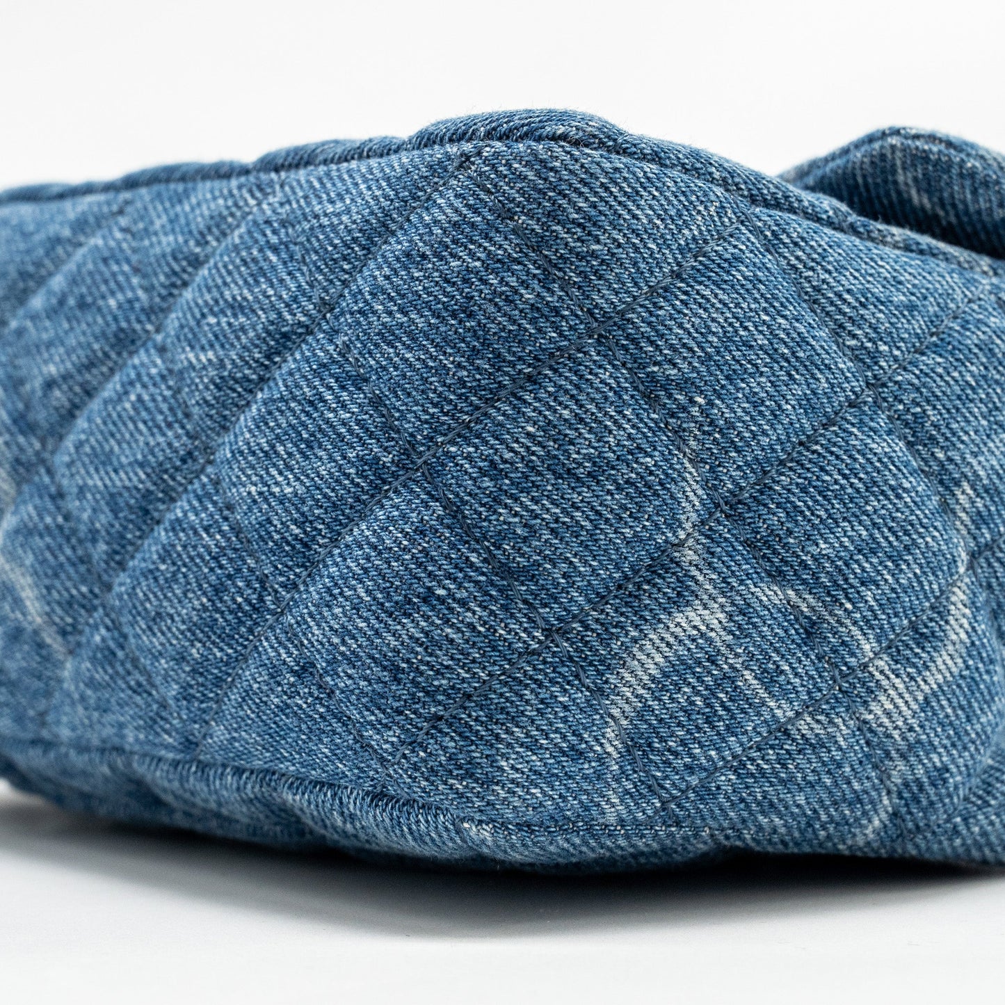 Chanel Mini Square flap bag denim blue