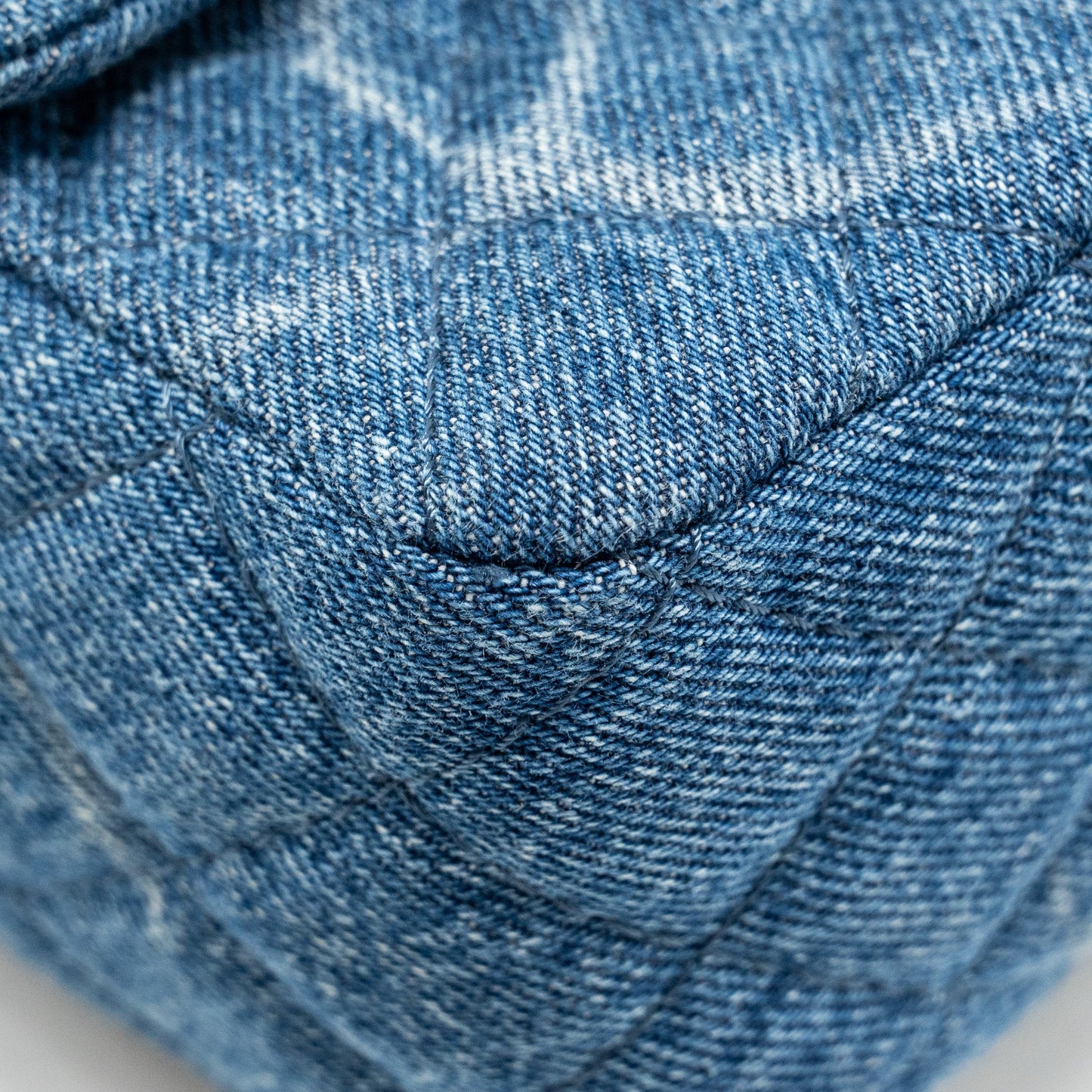 Chanel Mini Square flap bag denim blue