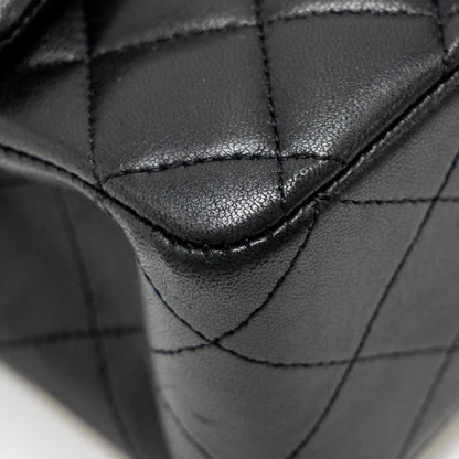 Chanel Medium Classic Double Flap Bag Lambskin BLACK