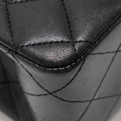 Chanel Medium Classic Double Flap Bag Lambskin BLACK